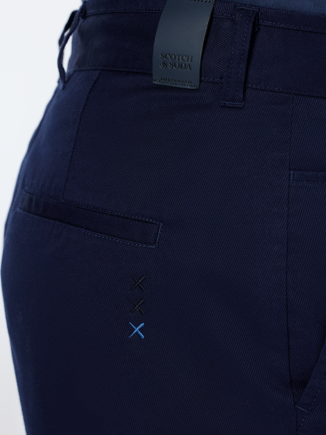 Clarke - Cotton twill straight fit chino