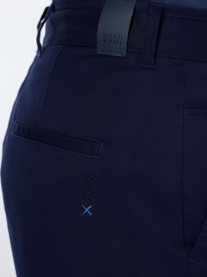 Clarke - Cotton twill straight fit chino