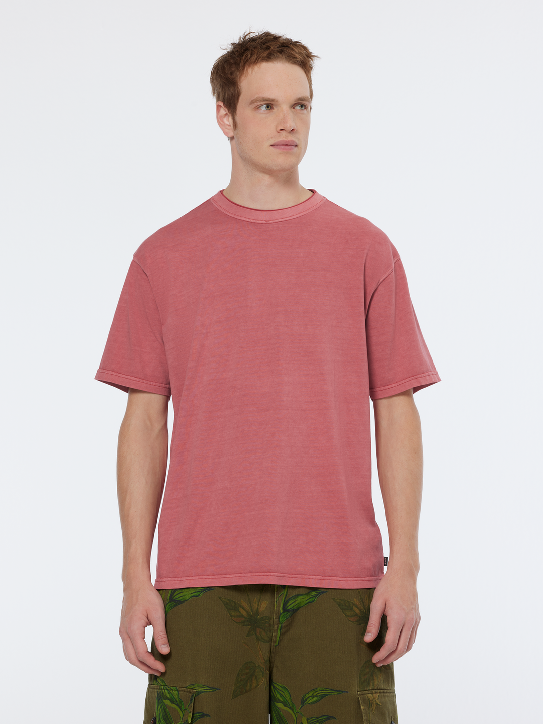 3 crosses garment dye relaxed fit t-shirt