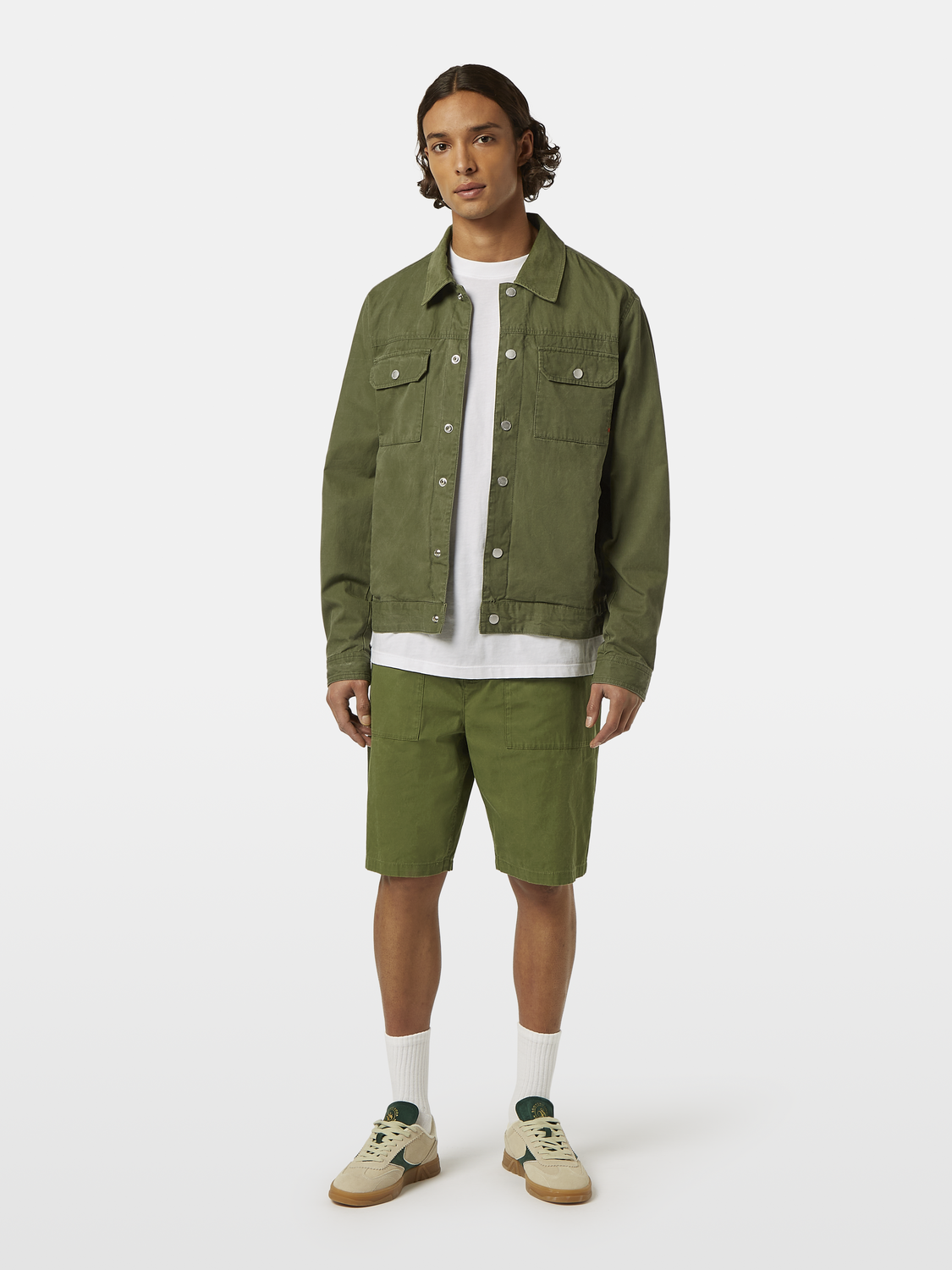 Pigment-dyed worker jacket