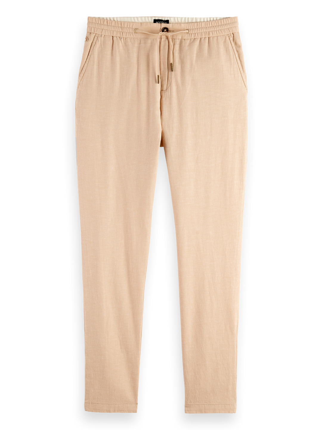 Seasonal core-Warren cotton-linen twill jogger