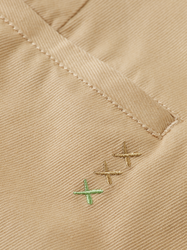 Clarke - Cotton twill straight fit chino