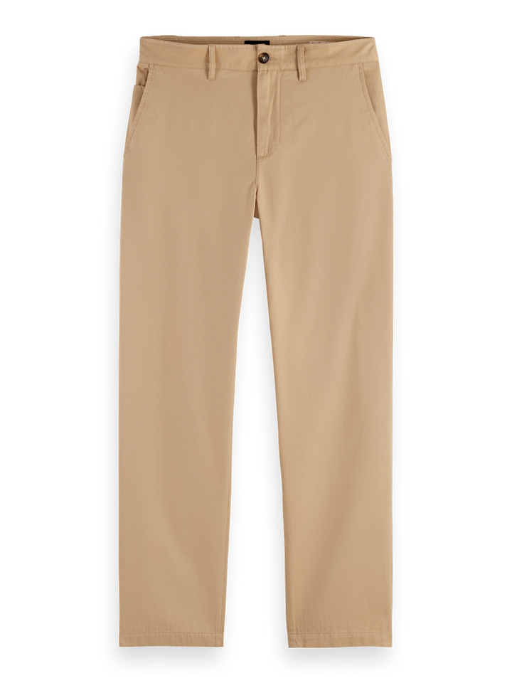 Clarke - Cotton twill straight fit chino