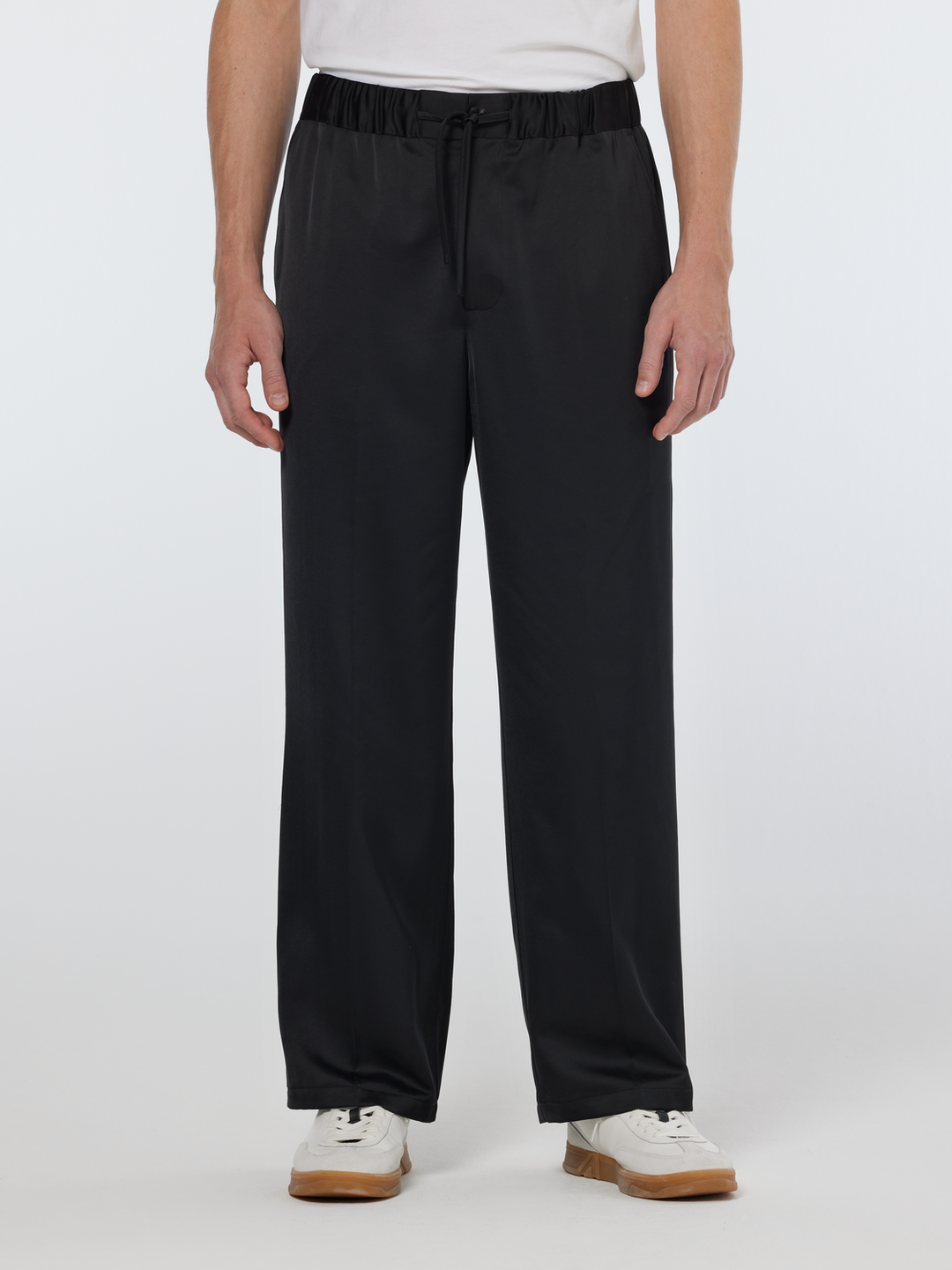 Heavy satin relaxed fit jogger