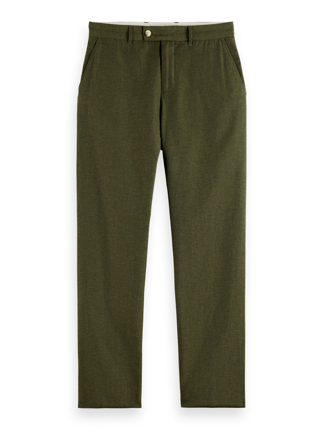 Otis - linen-blend chino