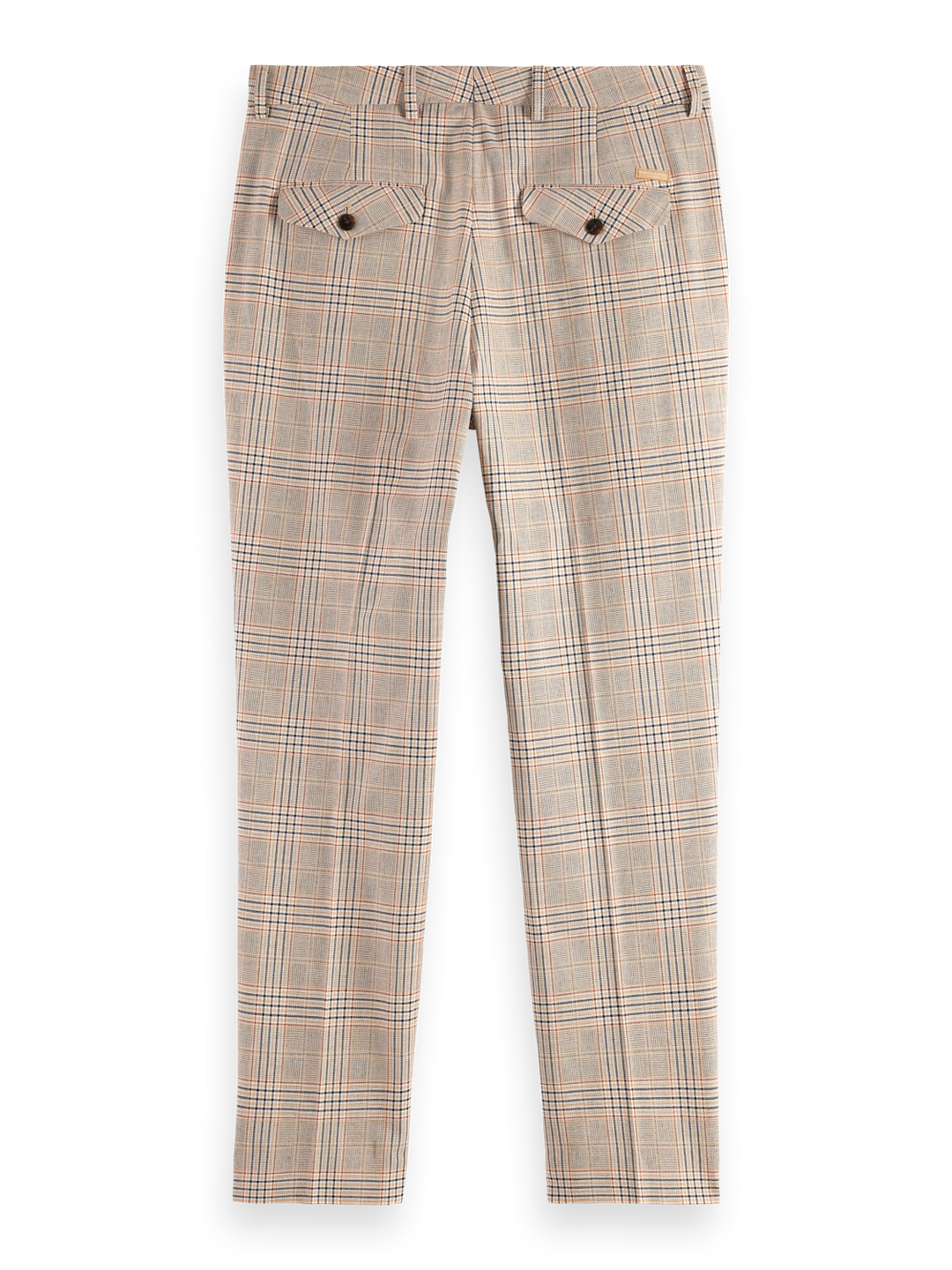 Blake - pleated cotton-linen yarn-dyed chino