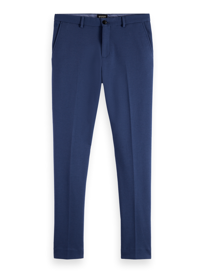 Mott - cotton-blend knitted chino