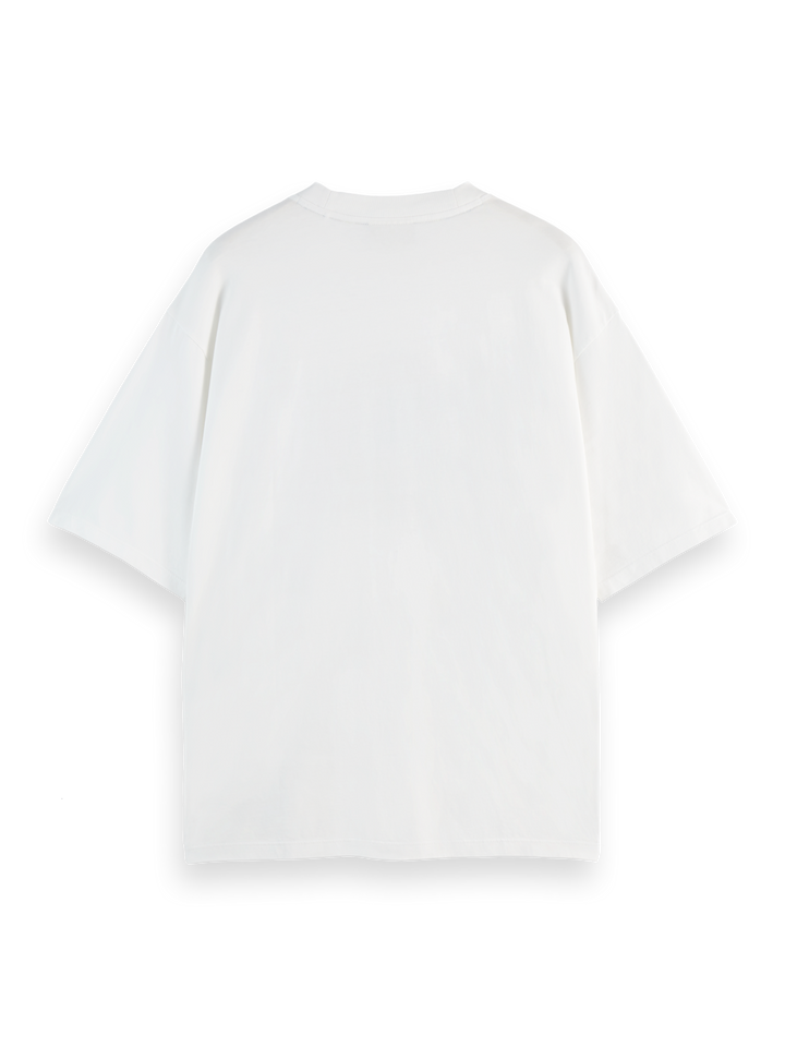 Loose fit front chest artwork T-shirt