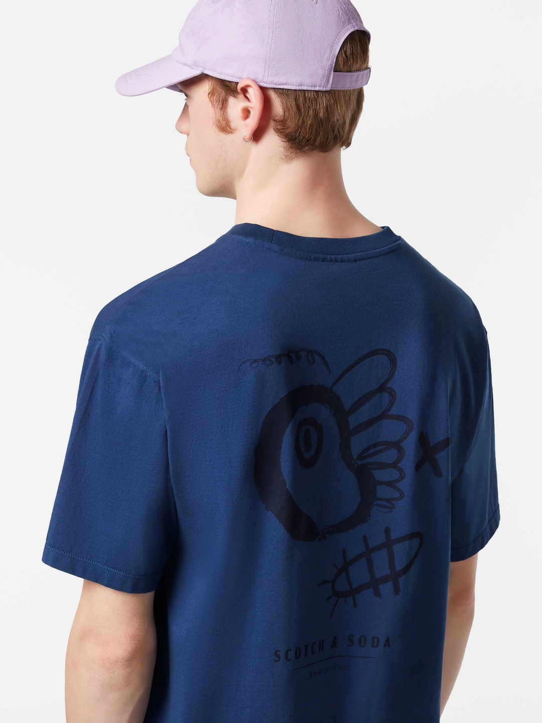 Relaxed fit front and back artwork T-shirt