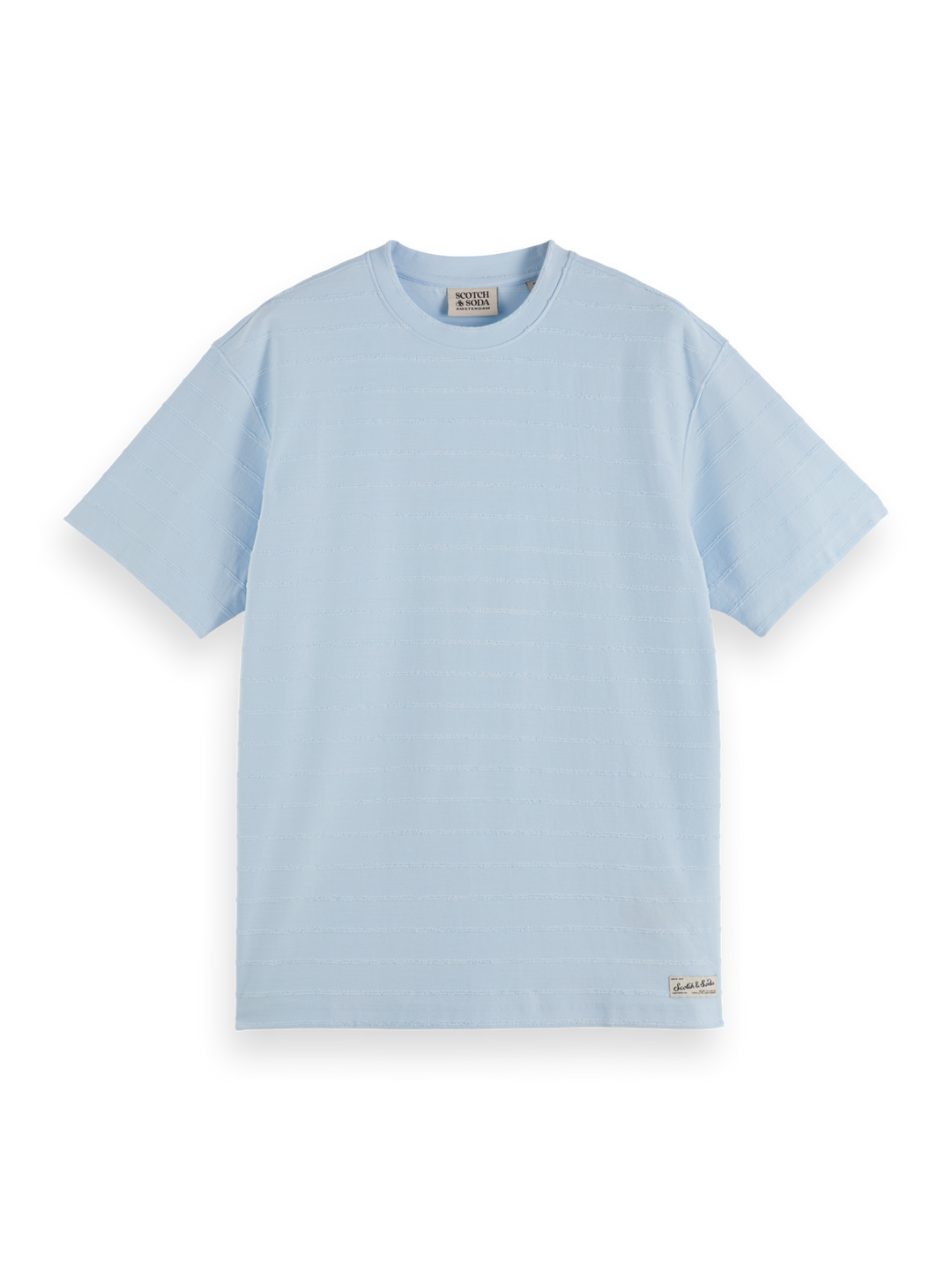 Relaxed-fit towelling striped T-shirt