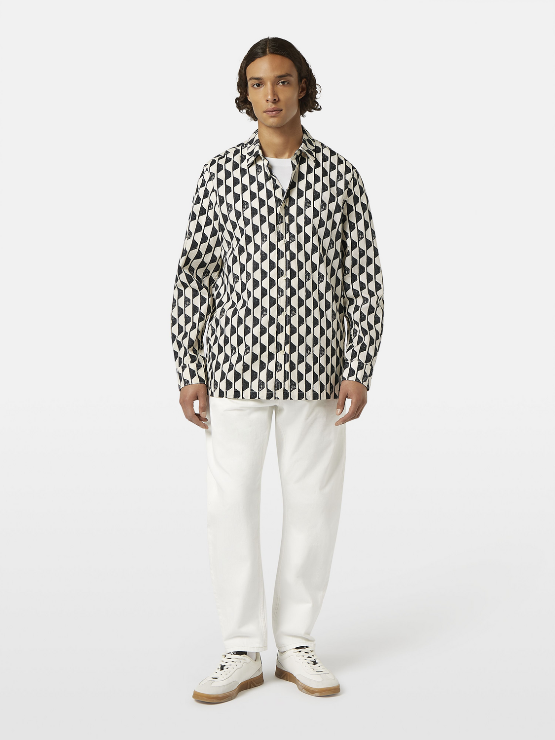 Regular-Fit Geo Print Shirt