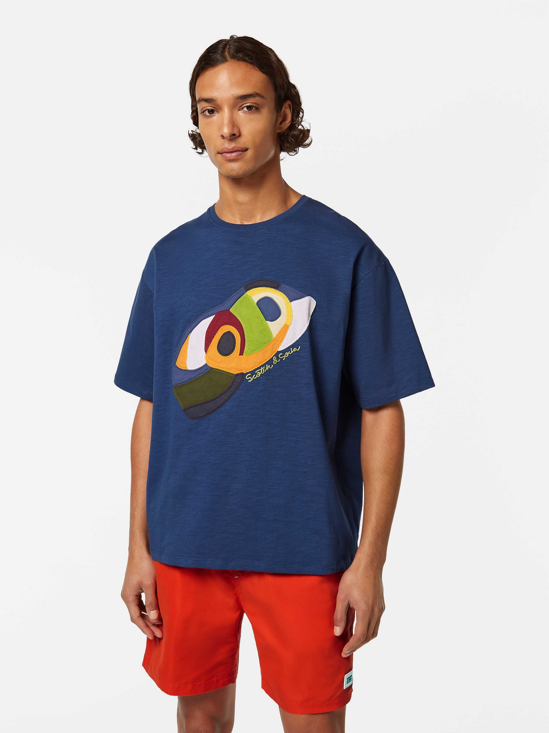 Loose fit applique T-shirt