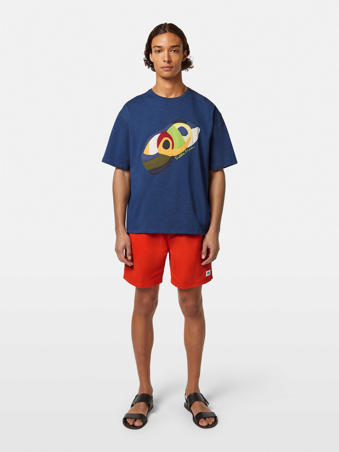 Loose fit applique T-shirt
