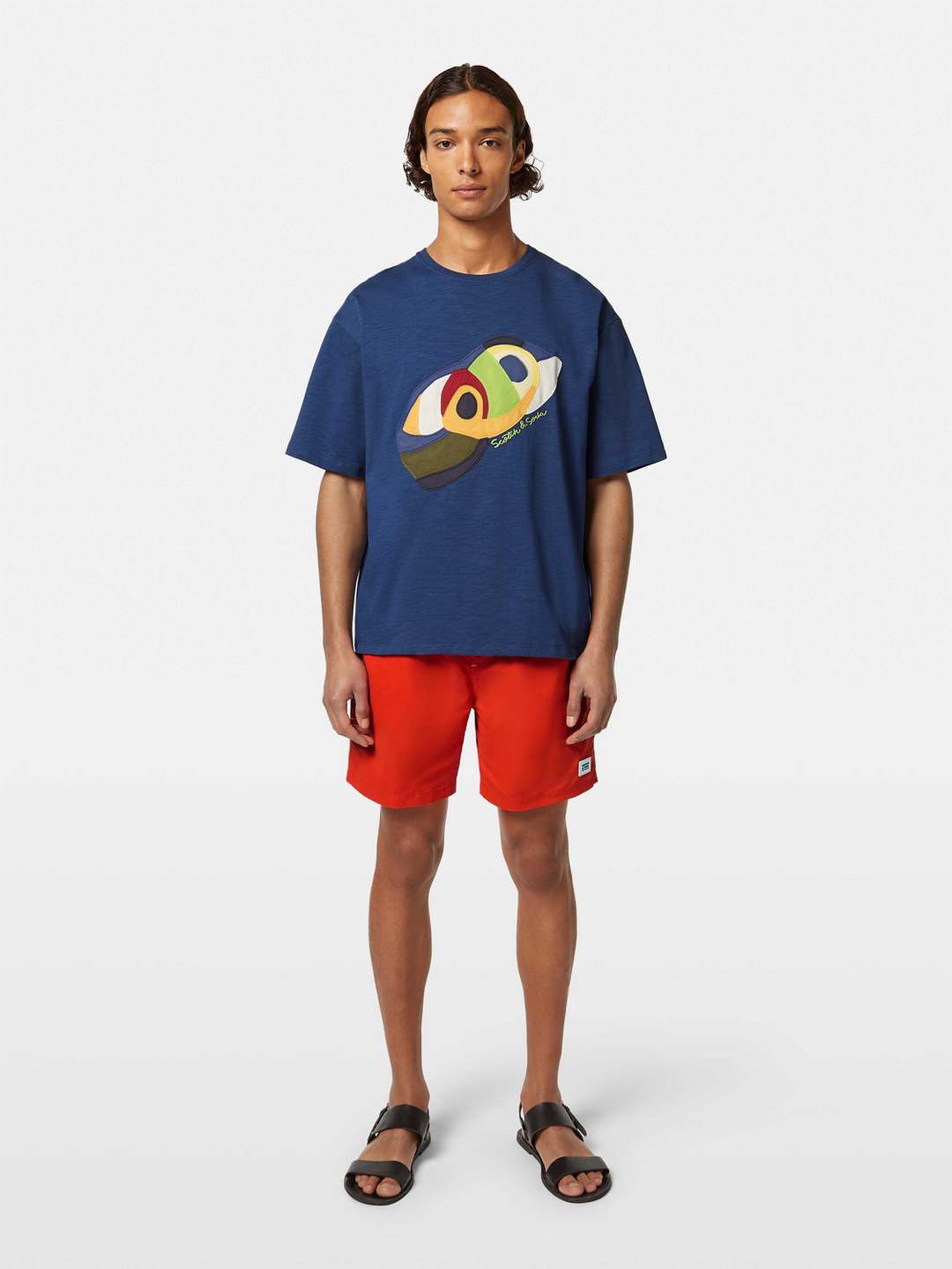Loose fit applique T-shirt