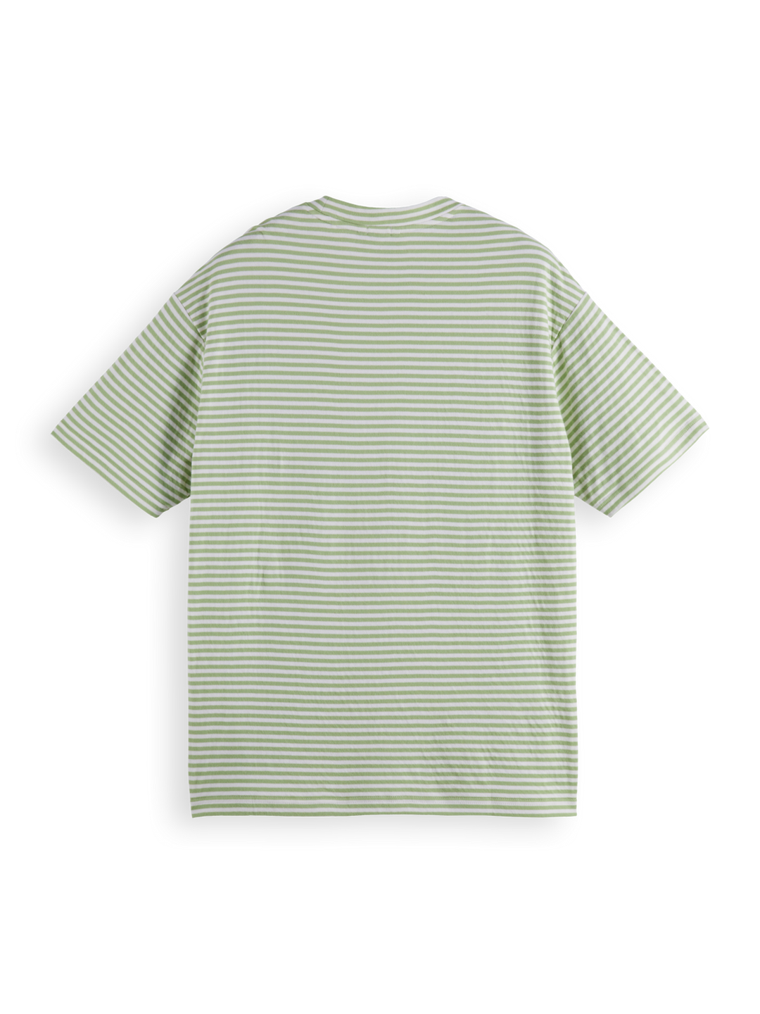 Relaxed-fit double face jersey pocket T-shirt