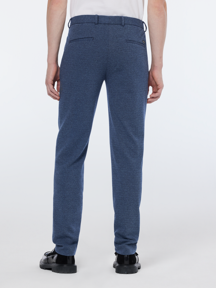 Mott - tailored jersey yarn-dyed chino