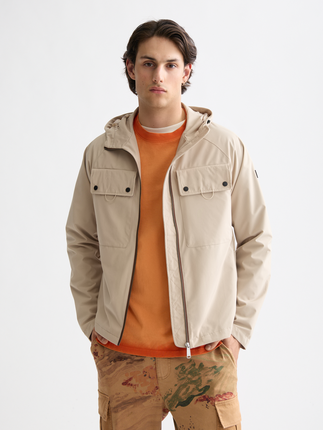 Lightweight Hooded Softshell Jacket