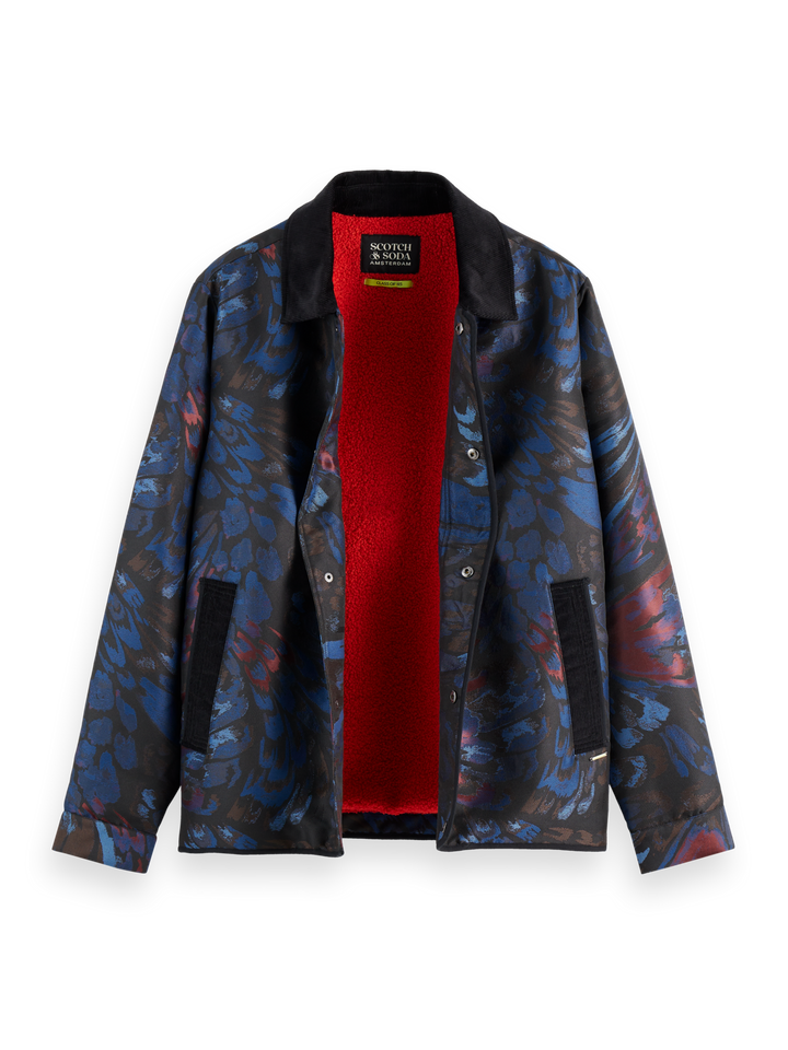 Jacquard Feathers Blouson