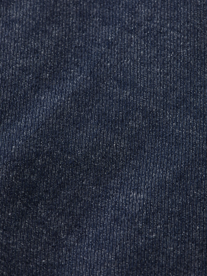 Cotton Linen Zip-Thru Twill Blouson