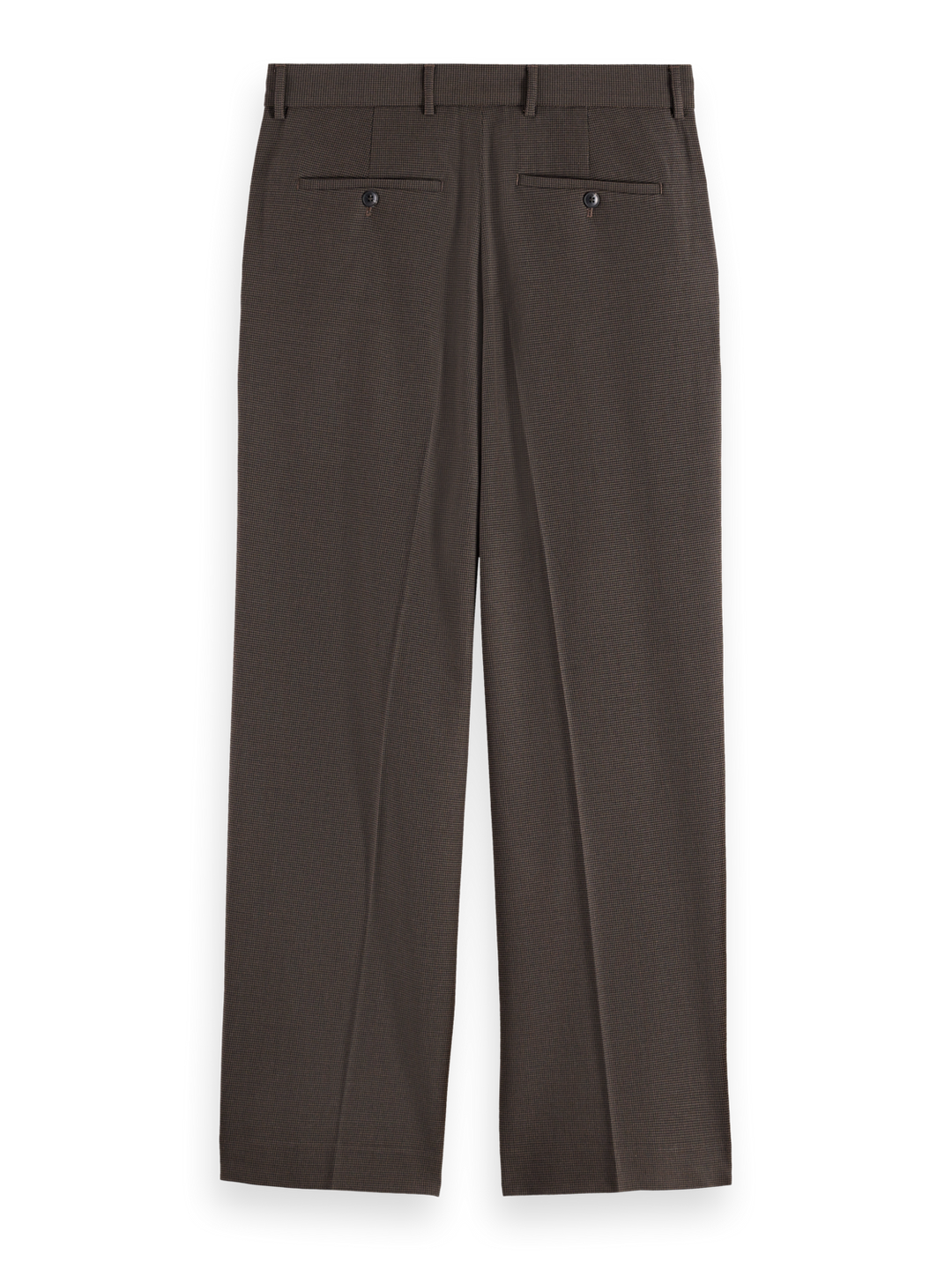 Yarn-Dyed Cool Wool-Blend Baggy Fit Chino