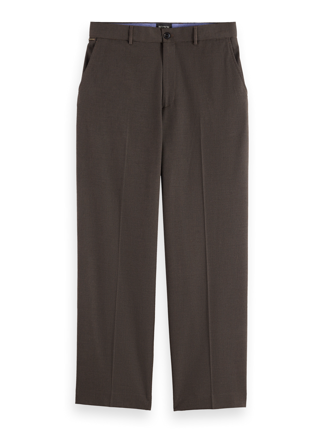Yarn-Dyed Cool Wool-Blend Baggy Fit Chino