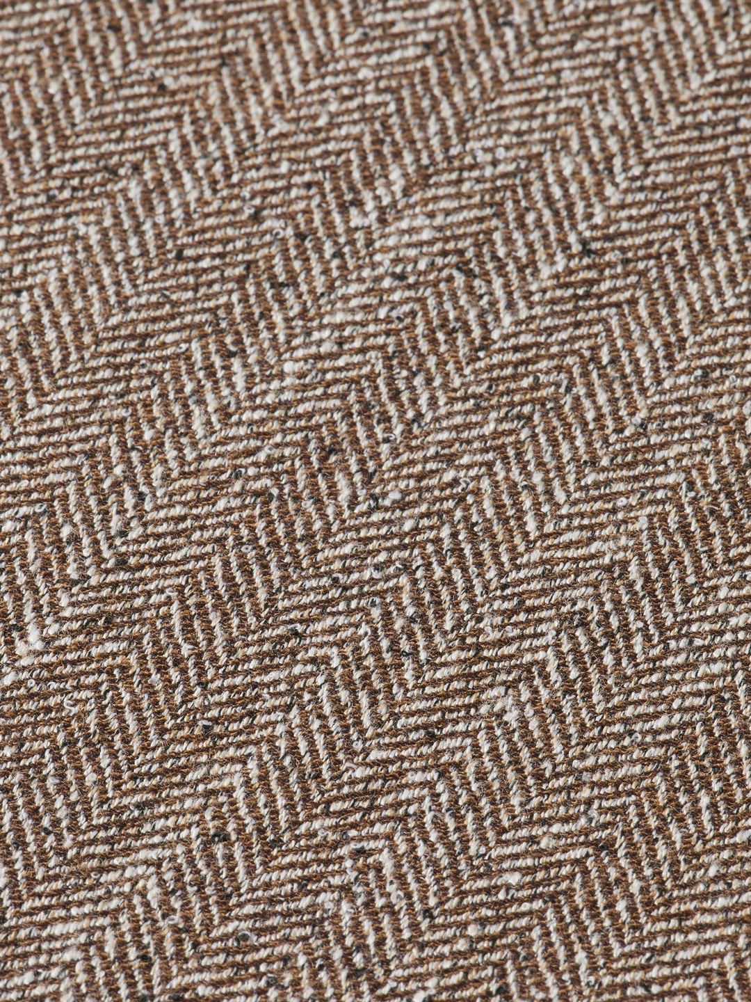 Herringbone Yarn-Dyed Pleated Baggy Chino
