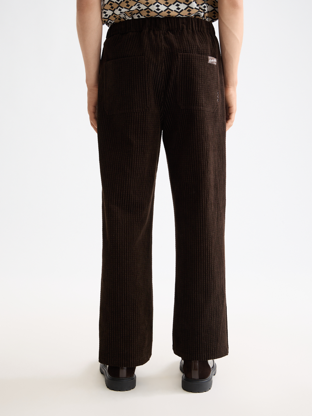 Jacquard Corduroy Relaxed Jogger