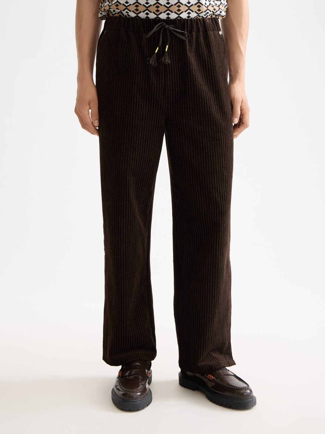 Jacquard Corduroy Relaxed Jogger