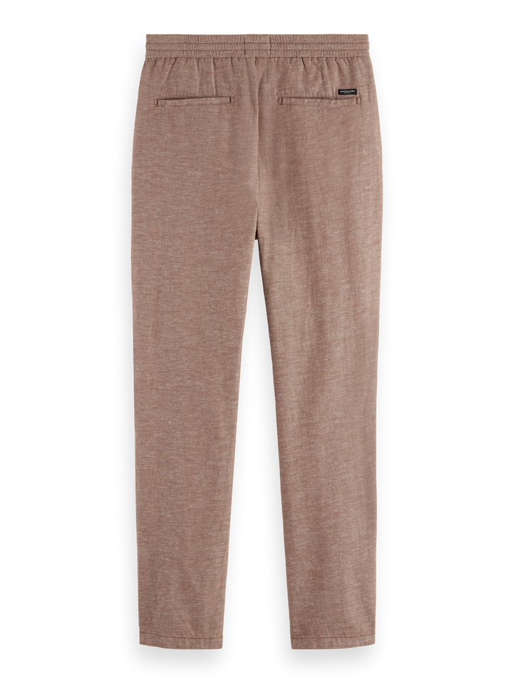 Seasonal core-Warren-Straight-fit cotton linen jogger
