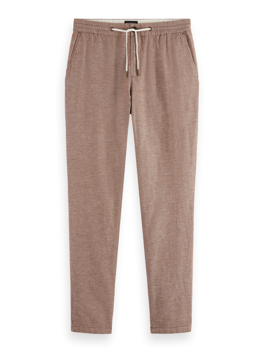 Seasonal core-Warren-Straight-fit cotton linen jogger
