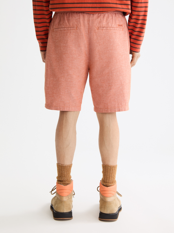 Seasonal core-Fave-Cotton linen bermuda