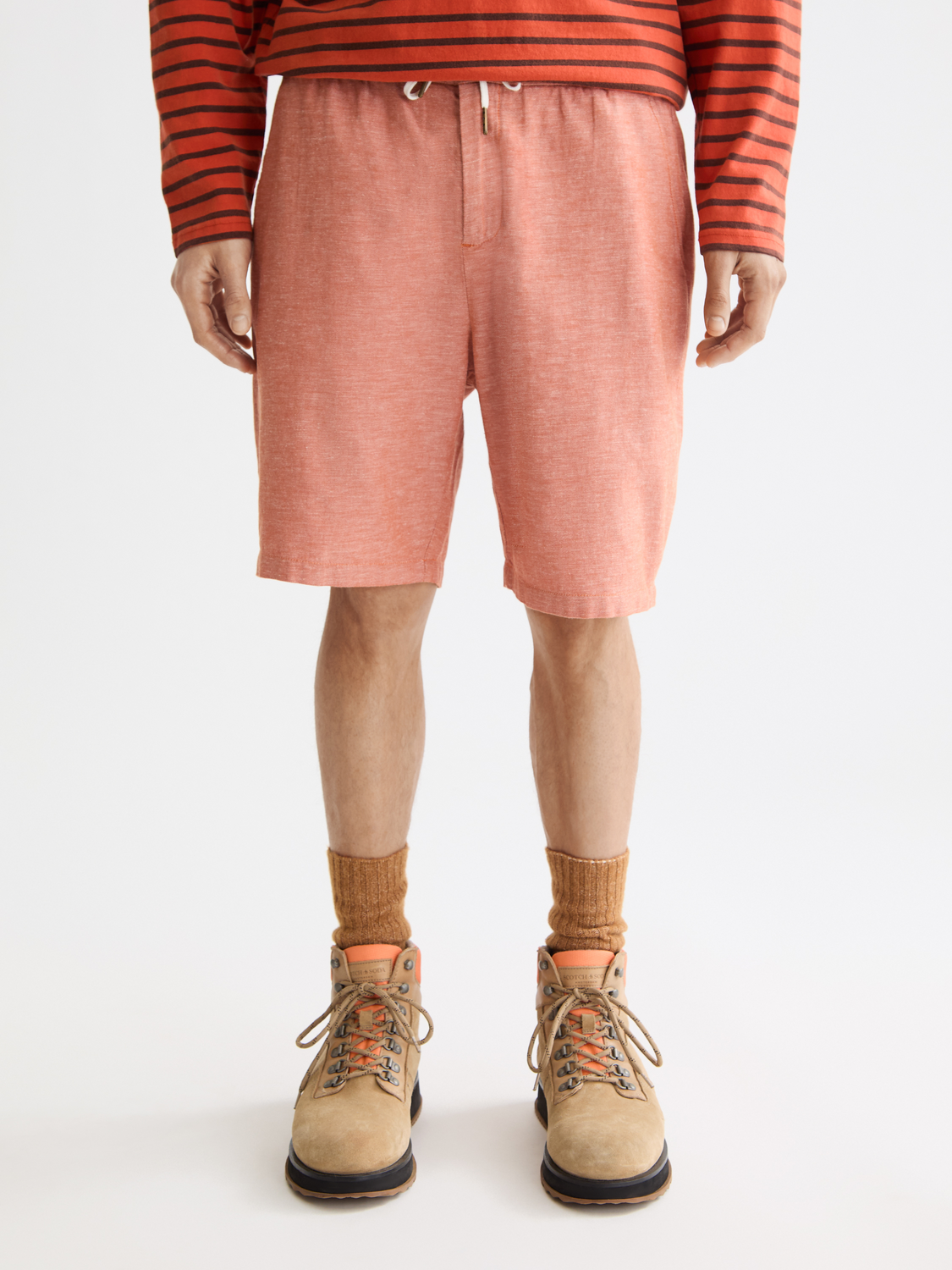 Seasonal core-Fave-Cotton linen bermuda