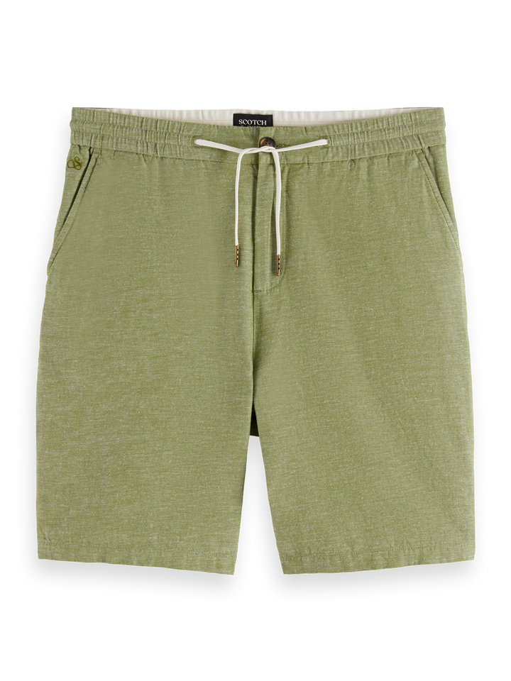 Seasonal core-Fave-Cotton linen bermuda