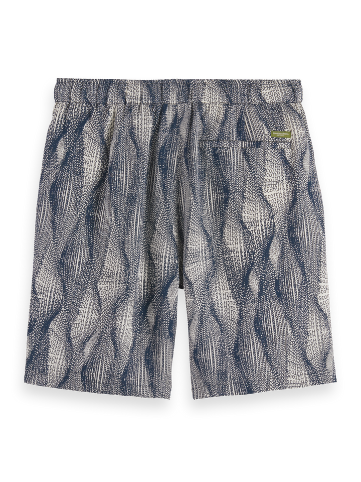 Fave printed tencel relaxed fit bermuda short