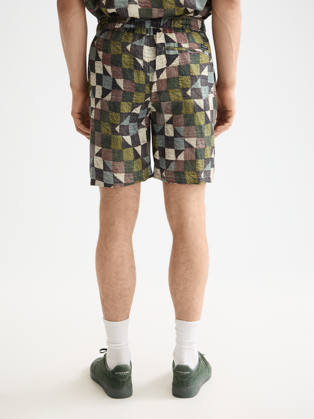 Fave printed tencel relaxed fit bermuda short