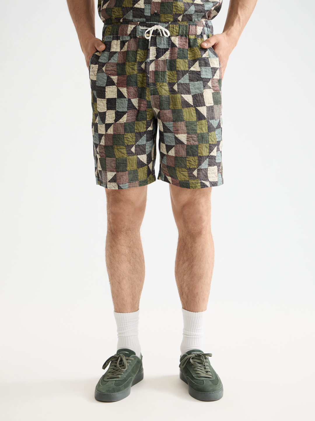 Fave printed tencel relaxed fit bermuda short