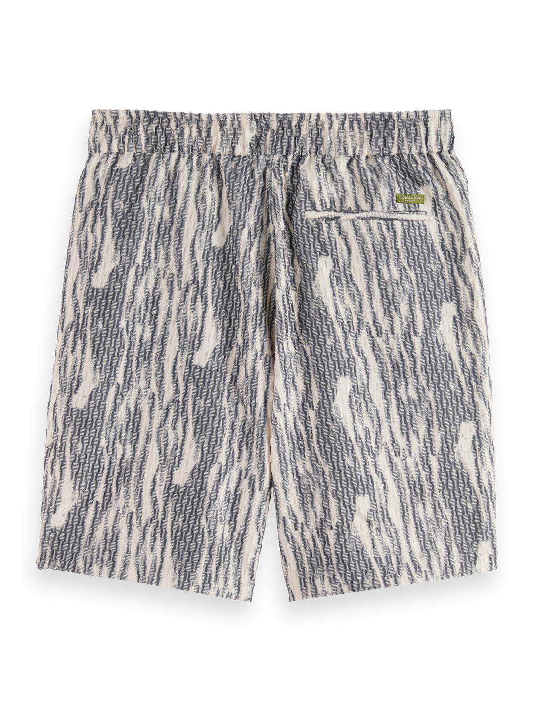 Fave jacquard viscose-blend relaxed fit bermuda short