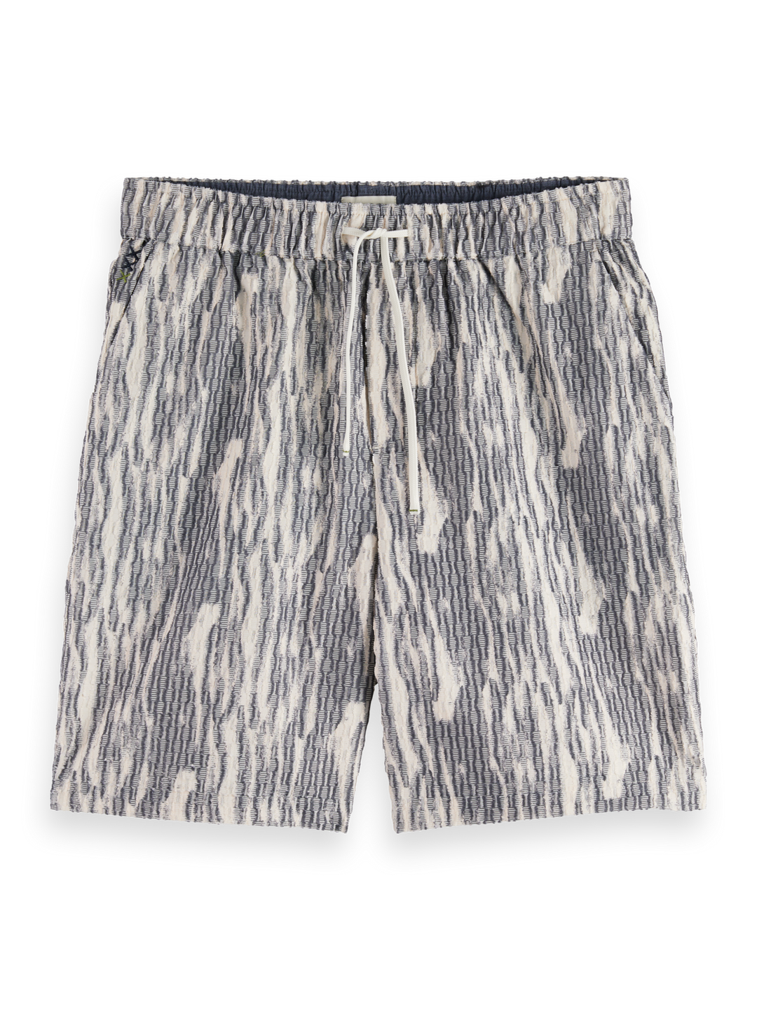 Fave jacquard viscose-blend relaxed fit bermuda short
