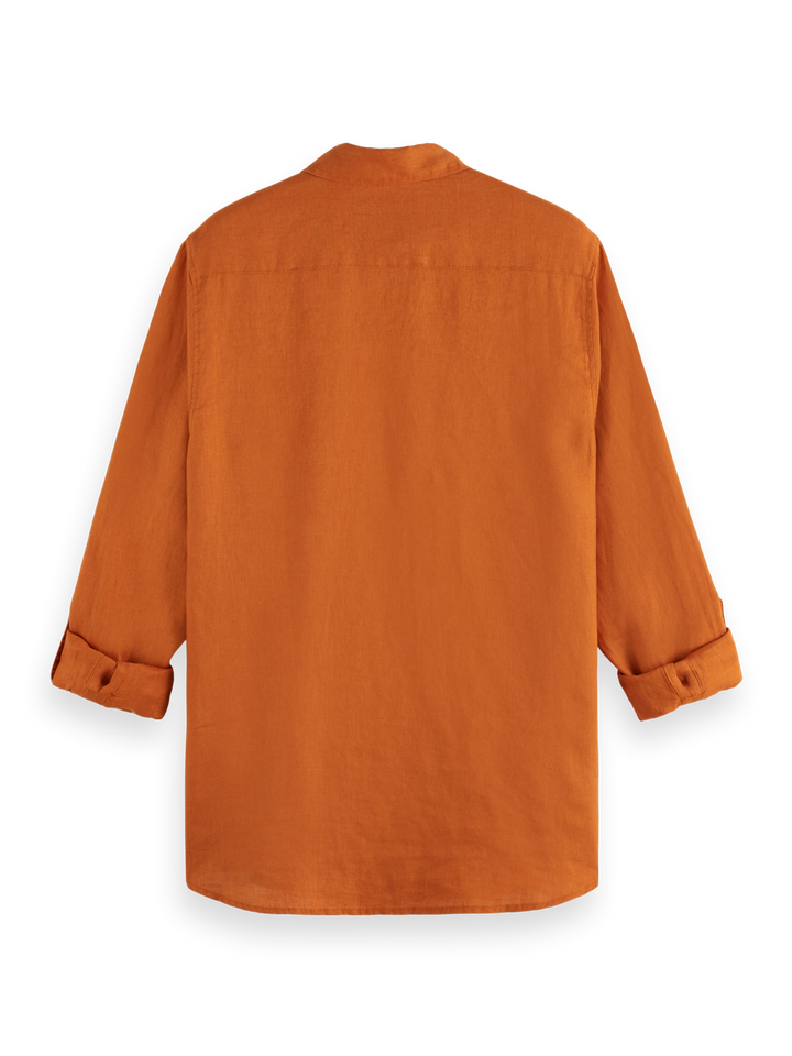 Seasonal core-Regular-fit linen shirt