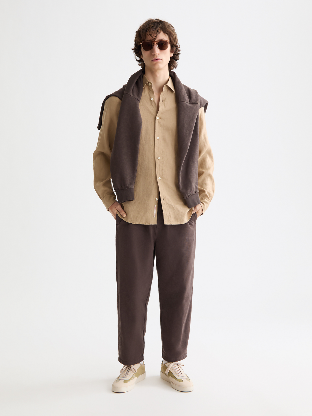 Seasonal core-Regular-fit linen shirt