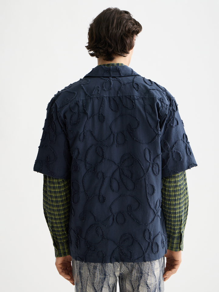 Jacquard Short Sleeve Shirt