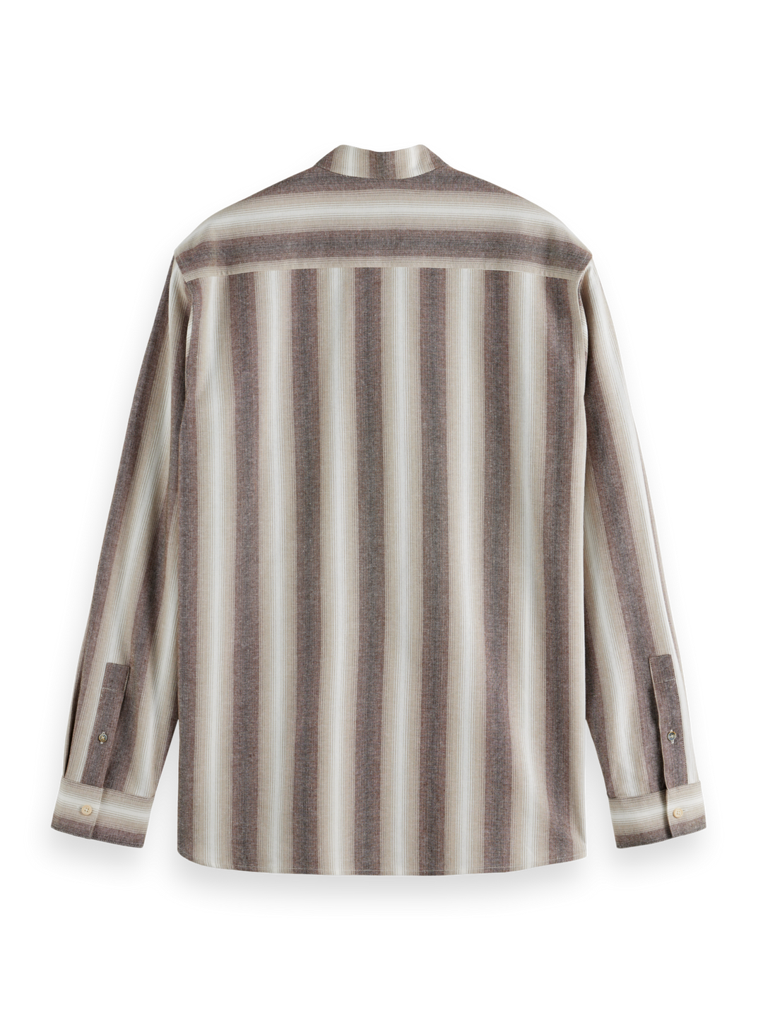 Shadow-striped cotton shirt