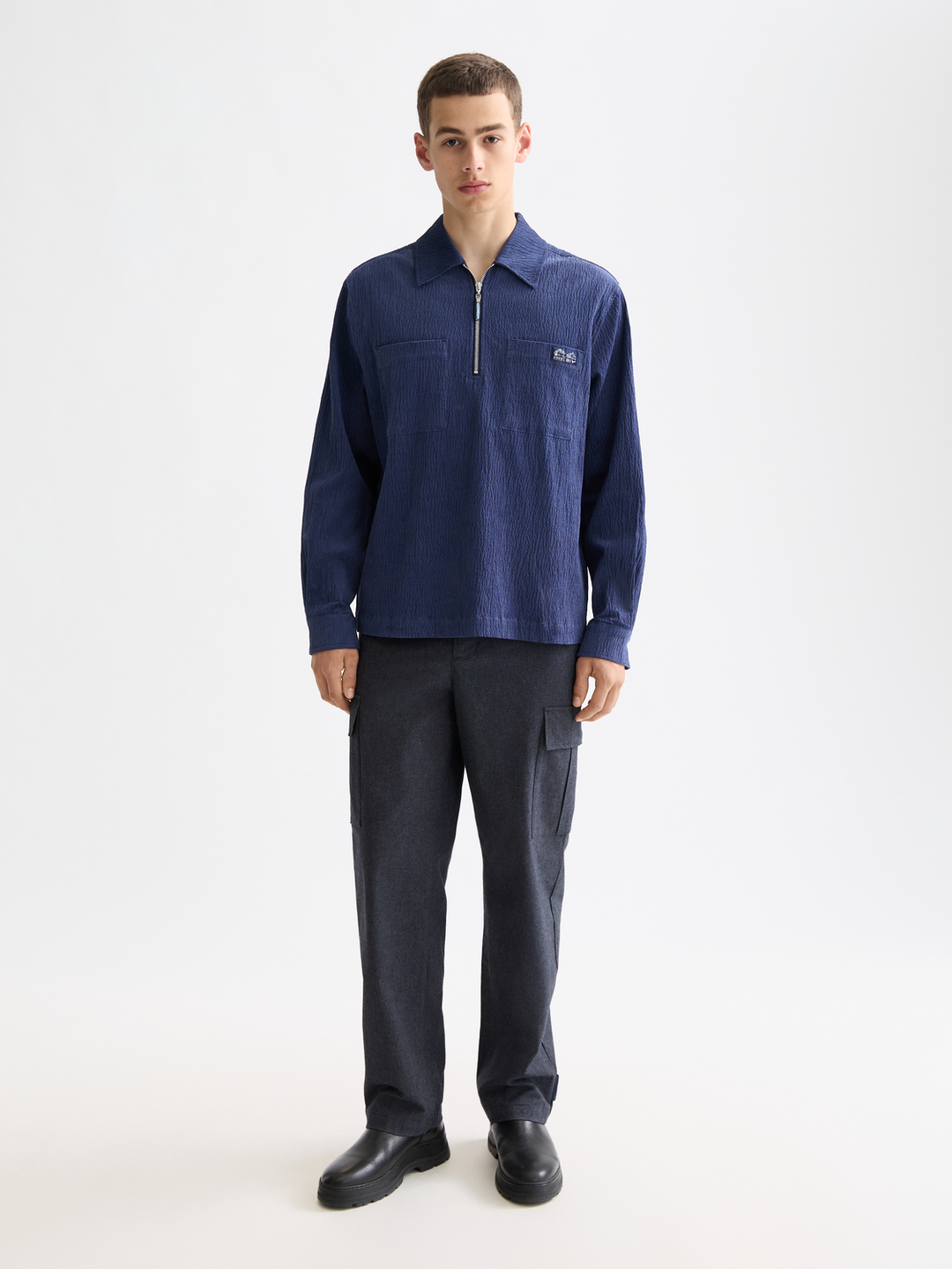 Corduroy Zip Shirt
