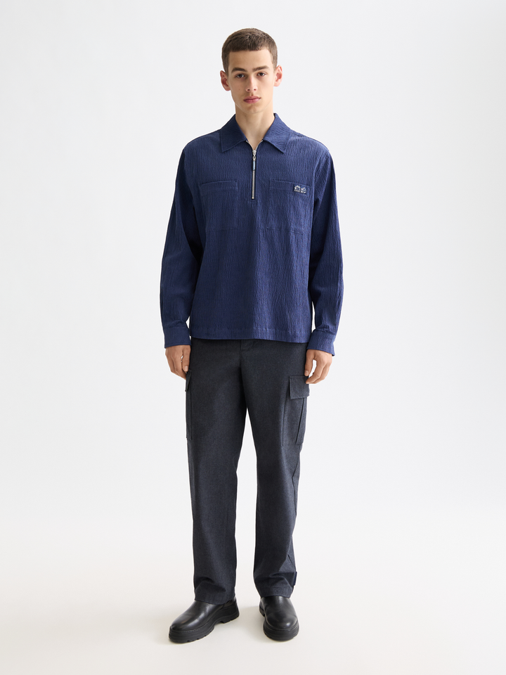 Corduroy Zip Shirt