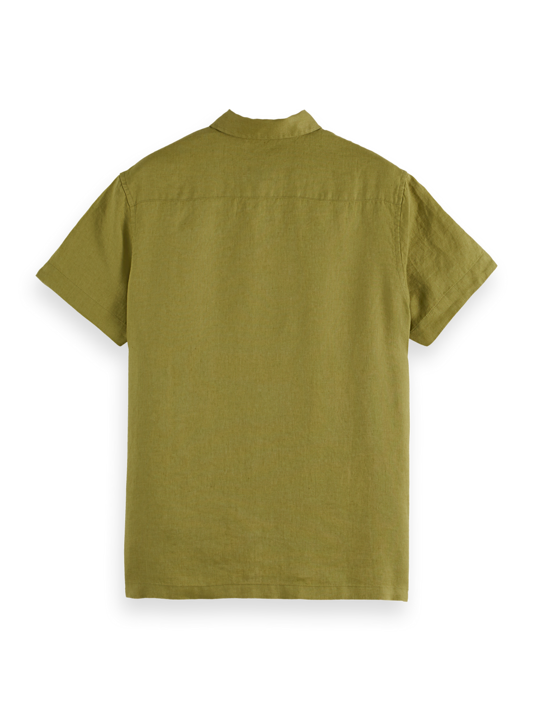 Core seasonal-Regular-fit short-sleeved linen shirt