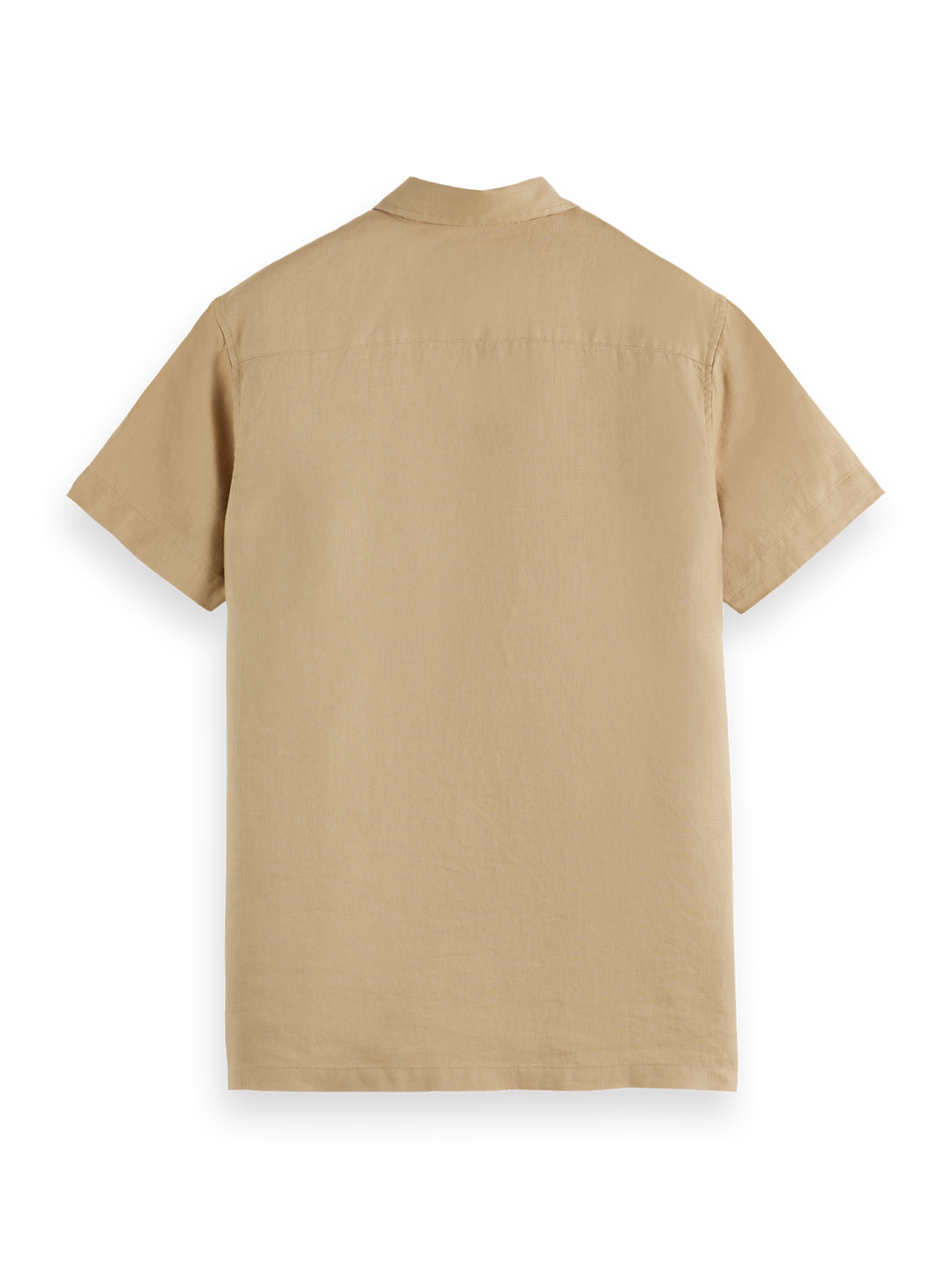 Core seasonal-Regular-fit short-sleeved linen shirt
