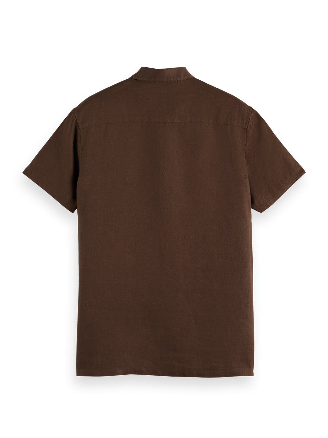 Core seasonal-Regular-fit short-sleeved linen shirt