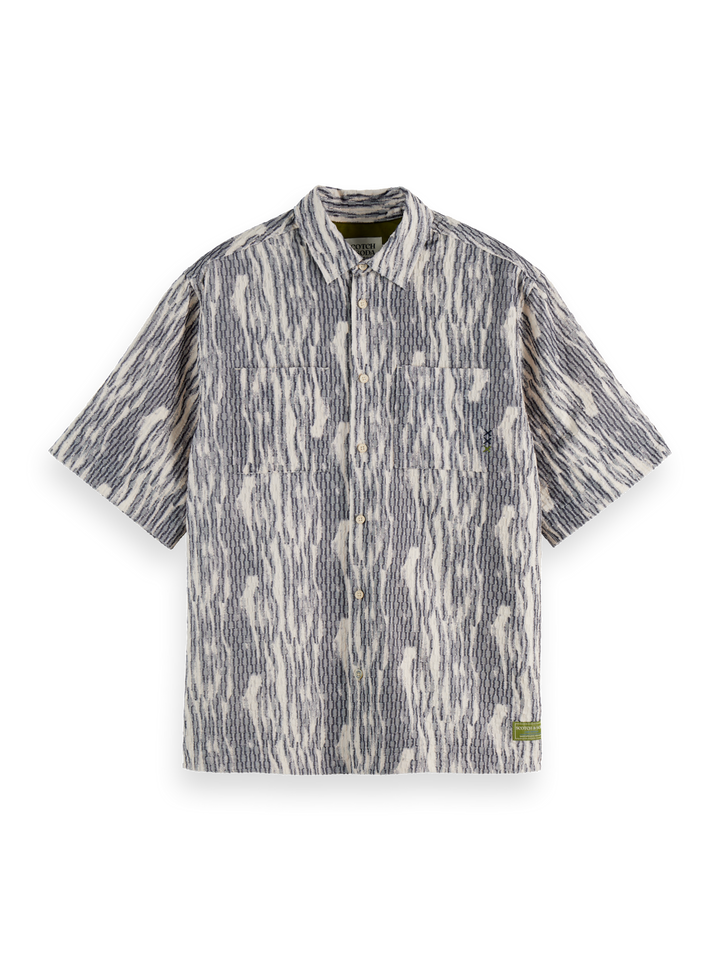 Jacquard Short Sleeve Shirt