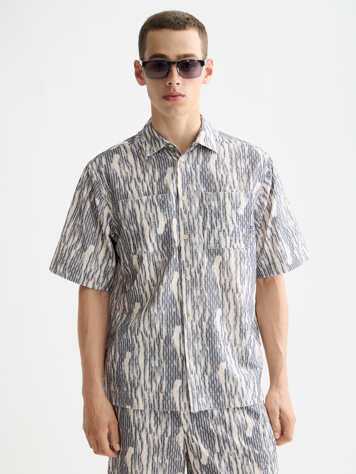Jacquard Short Sleeve Shirt