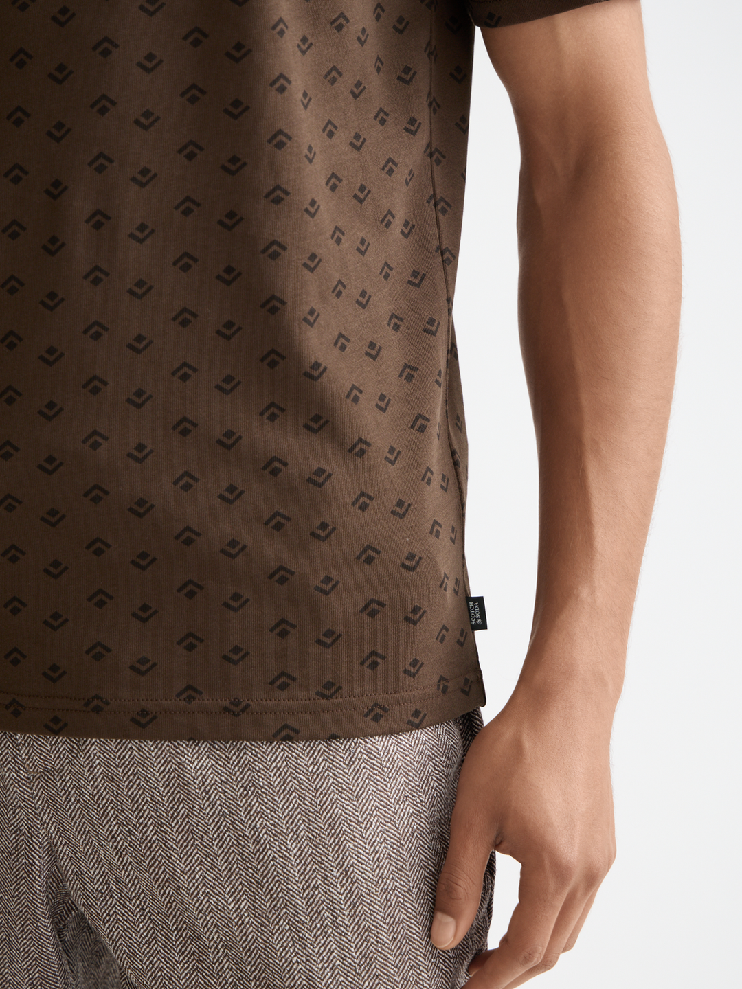 Regular fit allover print t-shirt